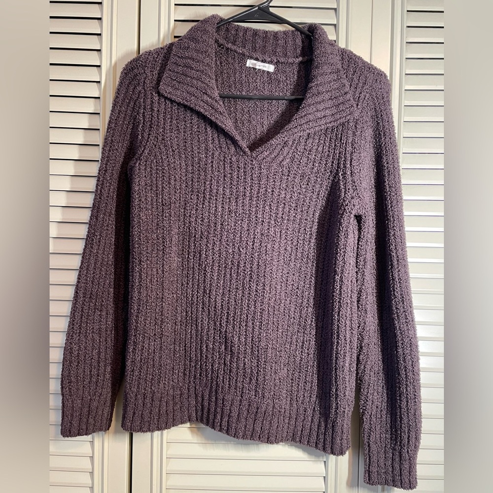 Maurices Deep Purple V-Neck Sweater